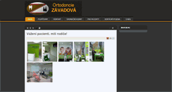 Desktop Screenshot of ortodoncie-zavadova.cz